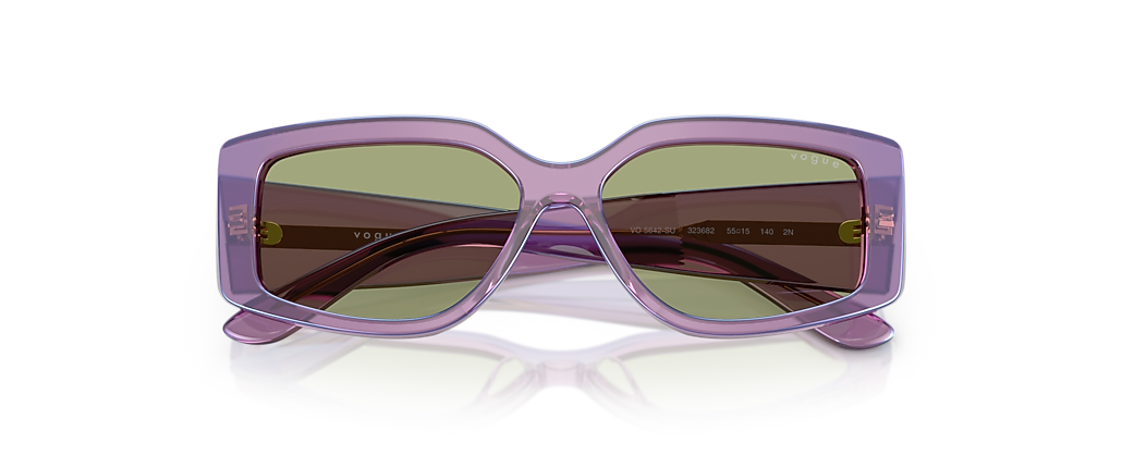 Vogue Eyewear VO5642SU Transparent Pearl Purple Sunglasses Vogue Eyewear VO5642SU Transparent Pearl Purple Sunglasses