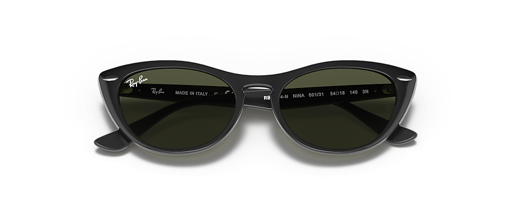 Ray-Ban RB4314N Nina Black Sunglasses Ray-Ban RB4314N Nina Black Sunglasses