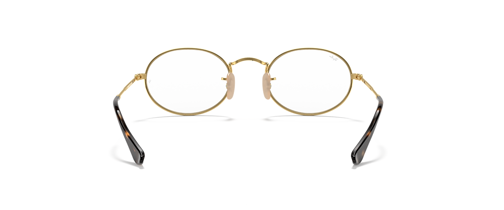 Ray-Ban RB3547V Oval Optics Arista Gold Frames Ray-Ban RB3547V Oval Optics Arista Gold Frames
