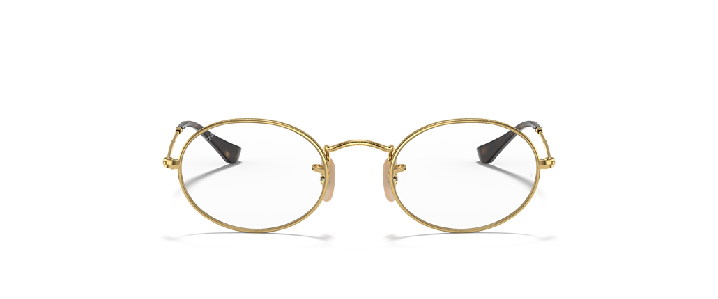 Ray-Ban RB3547V Oval Optics Arista Gold Frames Ray-Ban RB3547V Oval Optics Arista Gold Frames
