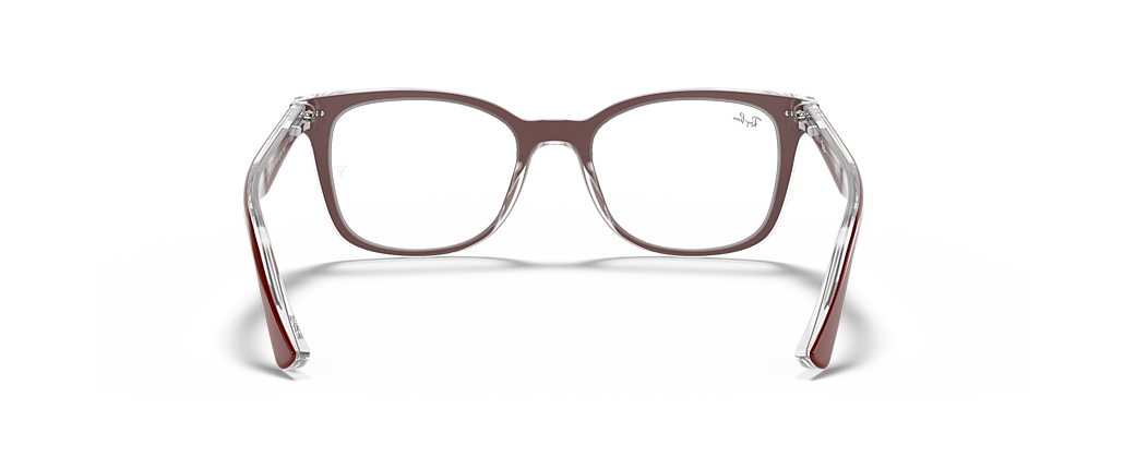 Ray-Ban RB5285 Optics Bordeaux On Transparent Frames Ray-Ban RB5285 Optics Bordeaux On Transparent Frames