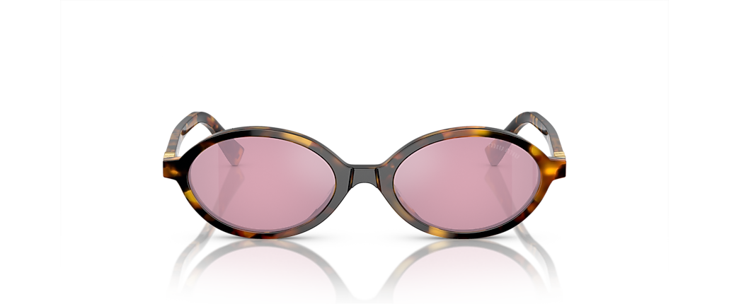 Miu Miu MU 04ZS Honey Havana Sunglasses