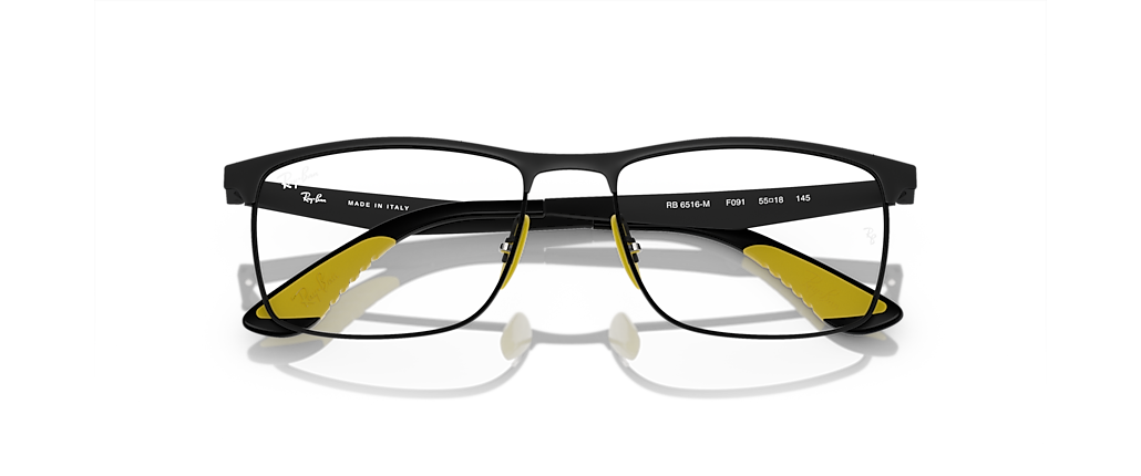 Ray-Ban RB6516M Optics Scuderia Ferrari Collection Black Frames Ray-Ban RB6516M Optics Scuderia Ferrari Collection Black Frames