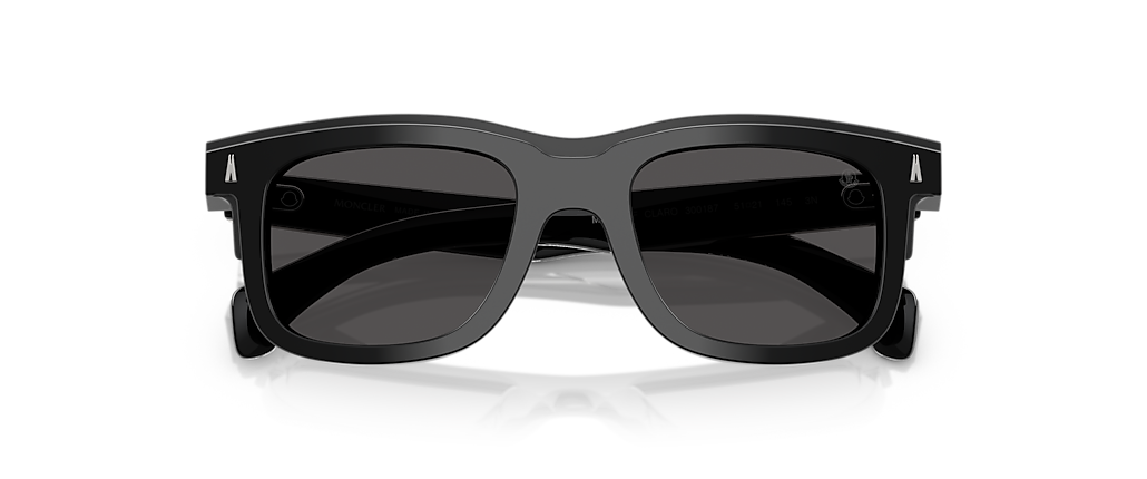 Moncler ME6004F Claro Shiny Black Sunglasses Moncler ME6004F Claro Shiny Black Sunglasses