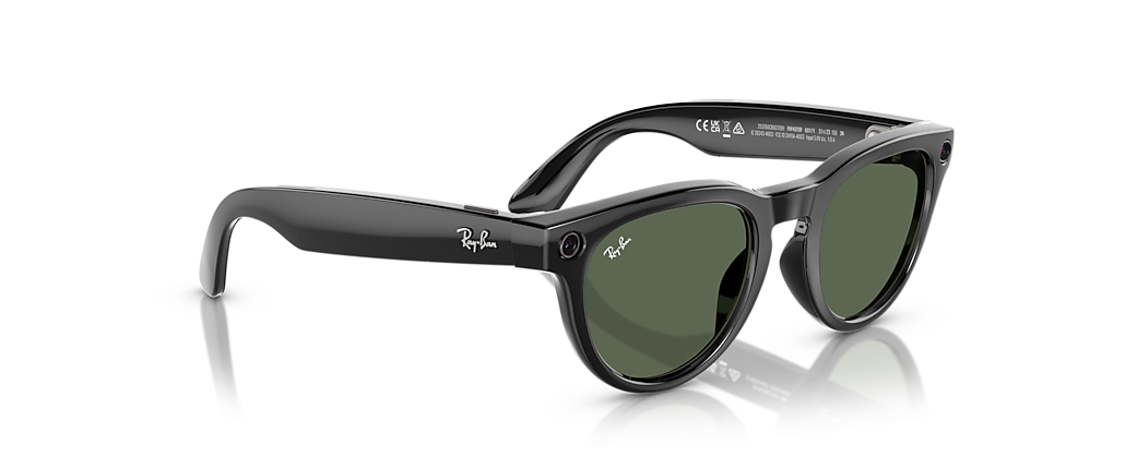 Ray-Ban Ray-Ban | Meta Low Bridge Fit Headliner Black Ray-Ban Meta Smart Glasses
