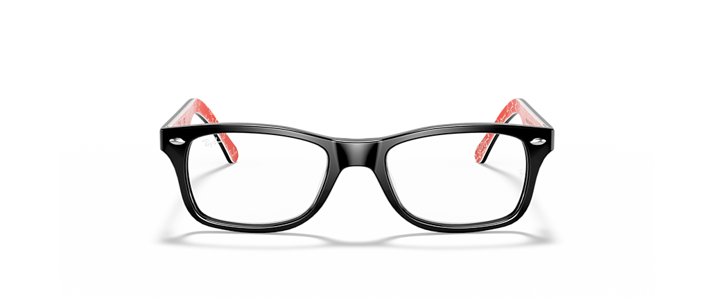 Ray-Ban RB5228 Optics Black On Red Frames Ray-Ban RB5228 Optics Black On Red Frames