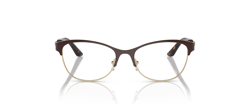 Versace VE1233Q Brown/Pale Gold Frames Versace VE1233Q Brown/Pale Gold Frames