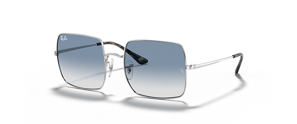 Ray-Ban RB1971 Square 1971 Classic Silver Sunglasses