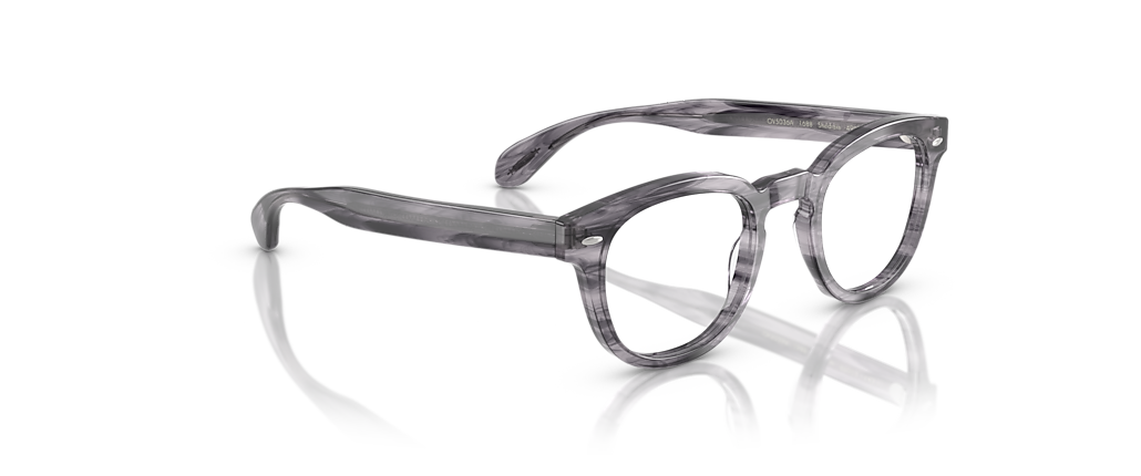 Oliver Peoples OV5036A Sheldrake Low Bridge Fit Navy Smoke Frames