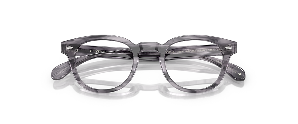 Oliver Peoples OV5036A Sheldrake Low Bridge Fit Navy Smoke Frames