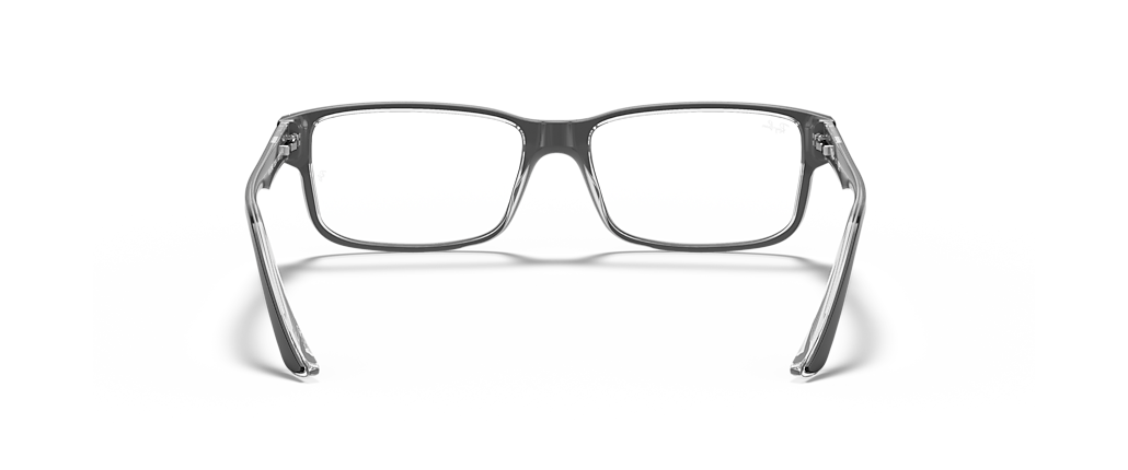 Ray-Ban RB5245 Optics Black On Transparent Frames Ray-Ban RB5245 Optics Black On Transparent Frames