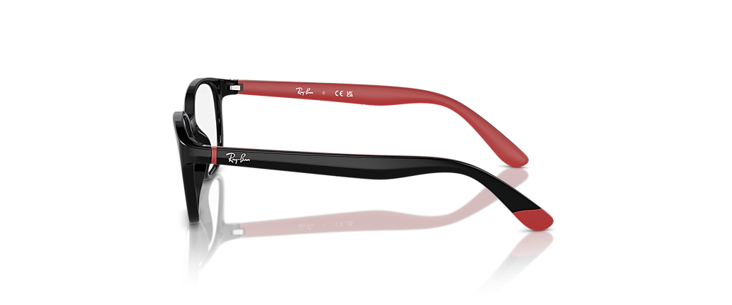 Ray-Ban RB1632 Optics Kids Bio-Based Black On Red Frames