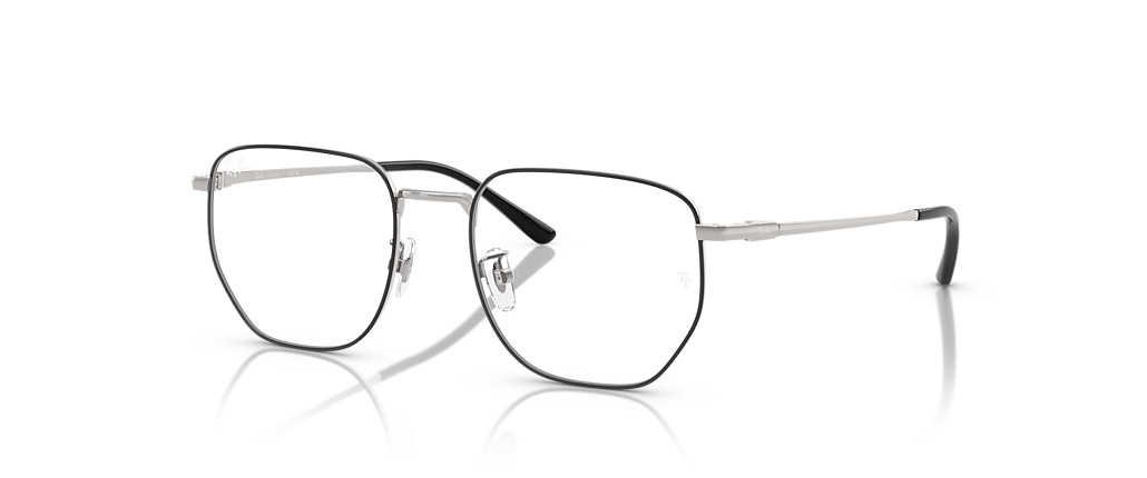 Ray-Ban RB8776D Optics Black On Silver Frames Ray-Ban RB8776D Optics Black On Silver Frames