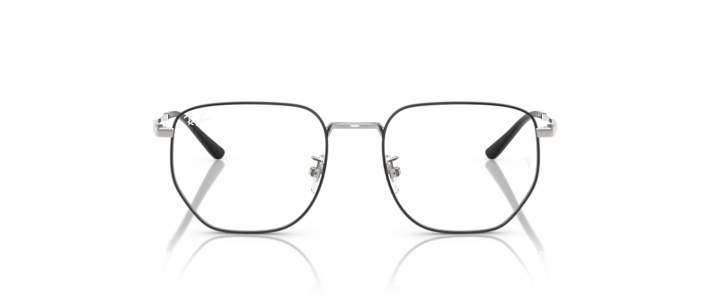 Ray-Ban RB8776D Optics Black On Silver Frames Ray-Ban RB8776D Optics Black On Silver Frames