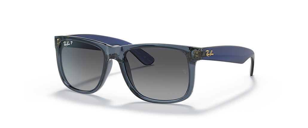 Ray-Ban RB4165 Justin Classic Transparent Blue Sunglasses Ray-Ban RB4165 Justin Classic Transparent Blue Sunglasses