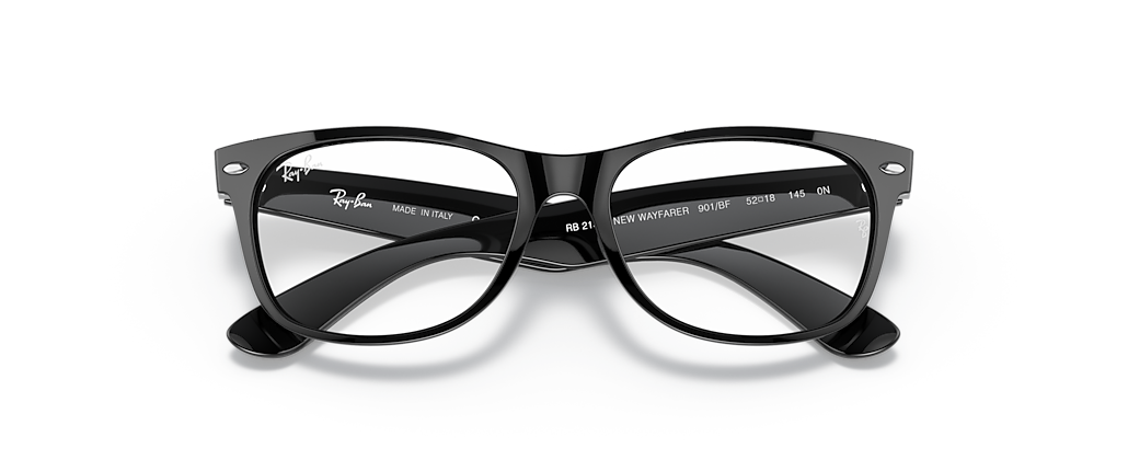 Ray-Ban RB2132 New Wayfarer Blue-Violet Light Clear Black Sunglasses Ray-Ban RB2132 New Wayfarer Blue-Violet Light Clear Black Sunglasses