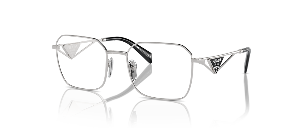 Prada PR A51V Silver Frames