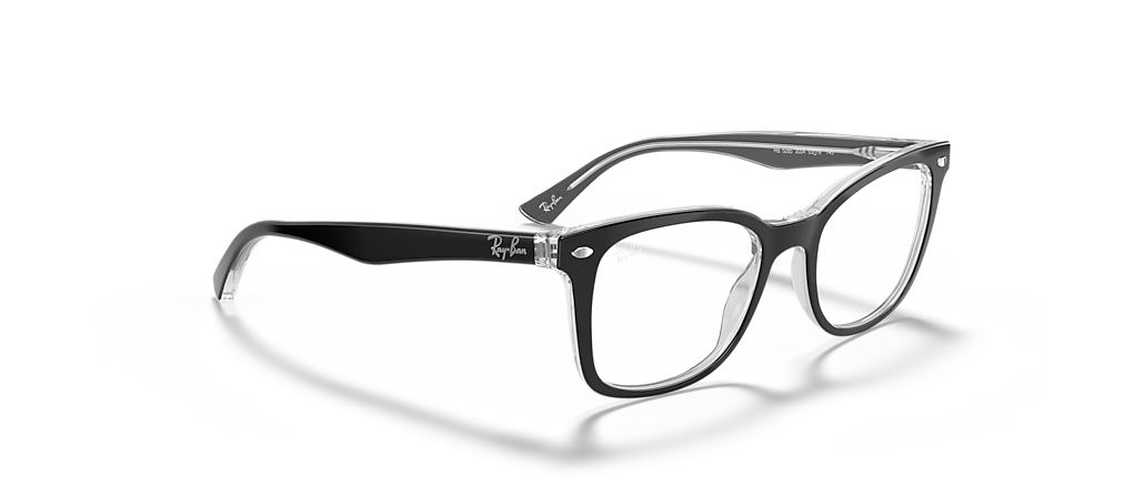 Ray-Ban RB5285 Optics Black On Transparent Frames Ray-Ban RB5285 Optics Black On Transparent Frames