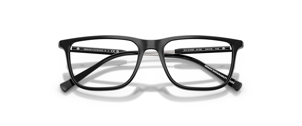 Armani Exchange AX3126F Shiny Black Frames