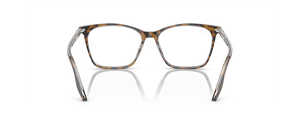 Ray-Ban RB5422F RB5422 Optics Havana On Transparent Frames Ray-Ban RB5422F RB5422 Optics Havana On Transparent Frames