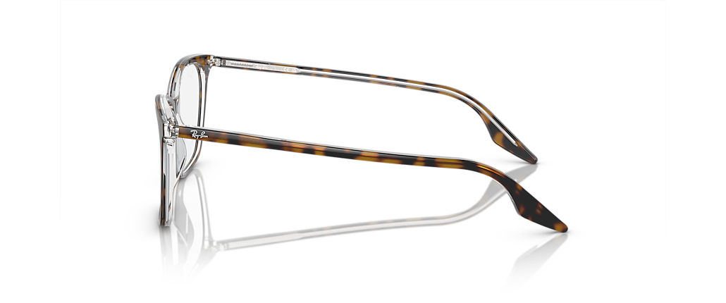Ray-Ban RB5422F RB5422 Optics Havana On Transparent Frames Ray-Ban RB5422F RB5422 Optics Havana On Transparent Frames