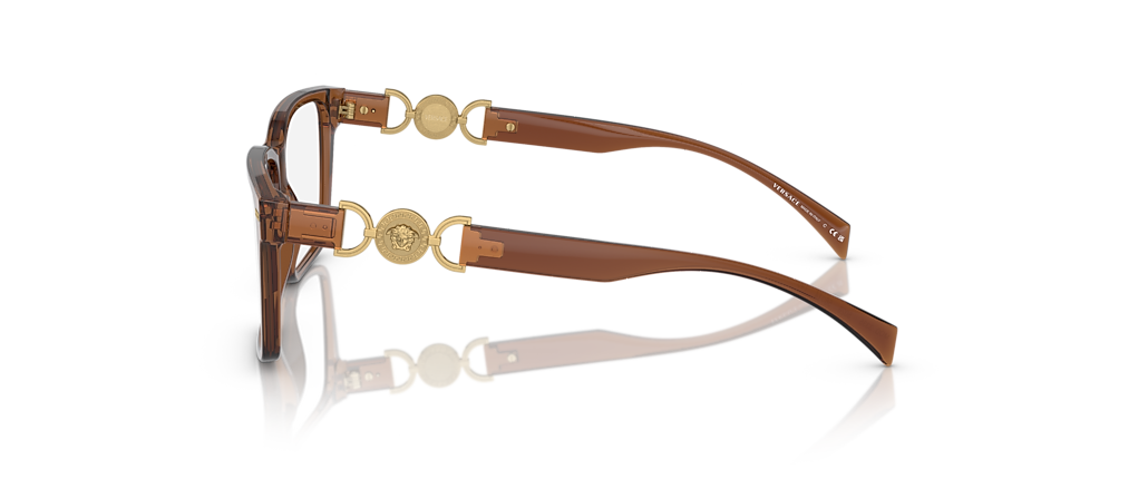 Versace VE3335 Transparent Brown Frames