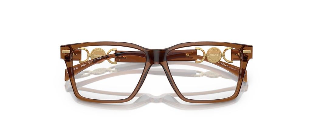 Versace VE3335 Transparent Brown Frames