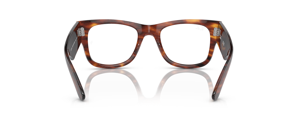 Ray-Ban RB0840V Mega Wayfarer Optics Striped Havana Frames Ray-Ban RB0840V Mega Wayfarer Optics Striped Havana Frames