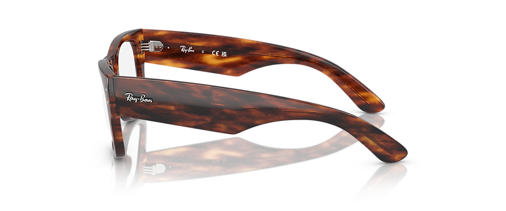 Ray-Ban RB0840V Mega Wayfarer Optics Striped Havana Frames Ray-Ban RB0840V Mega Wayfarer Optics Striped Havana Frames