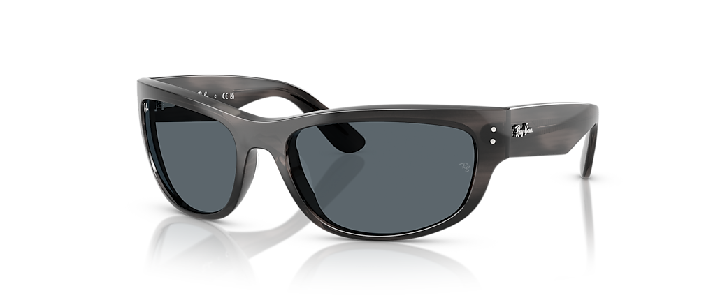Ray-Ban RB2289 Mega Balorama Striped Gray Sunglasses