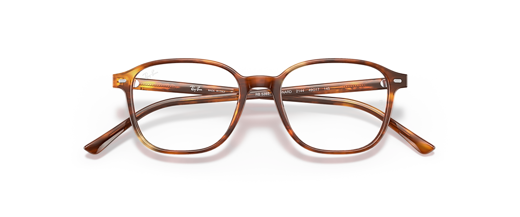 Ray-Ban RB5393 Leonard Optics Striped Havana Frames Ray-Ban RB5393 Leonard Optics Striped Havana Frames