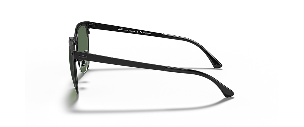 Ray-Ban RB3716 Clubmaster Metal Black Sunglasses