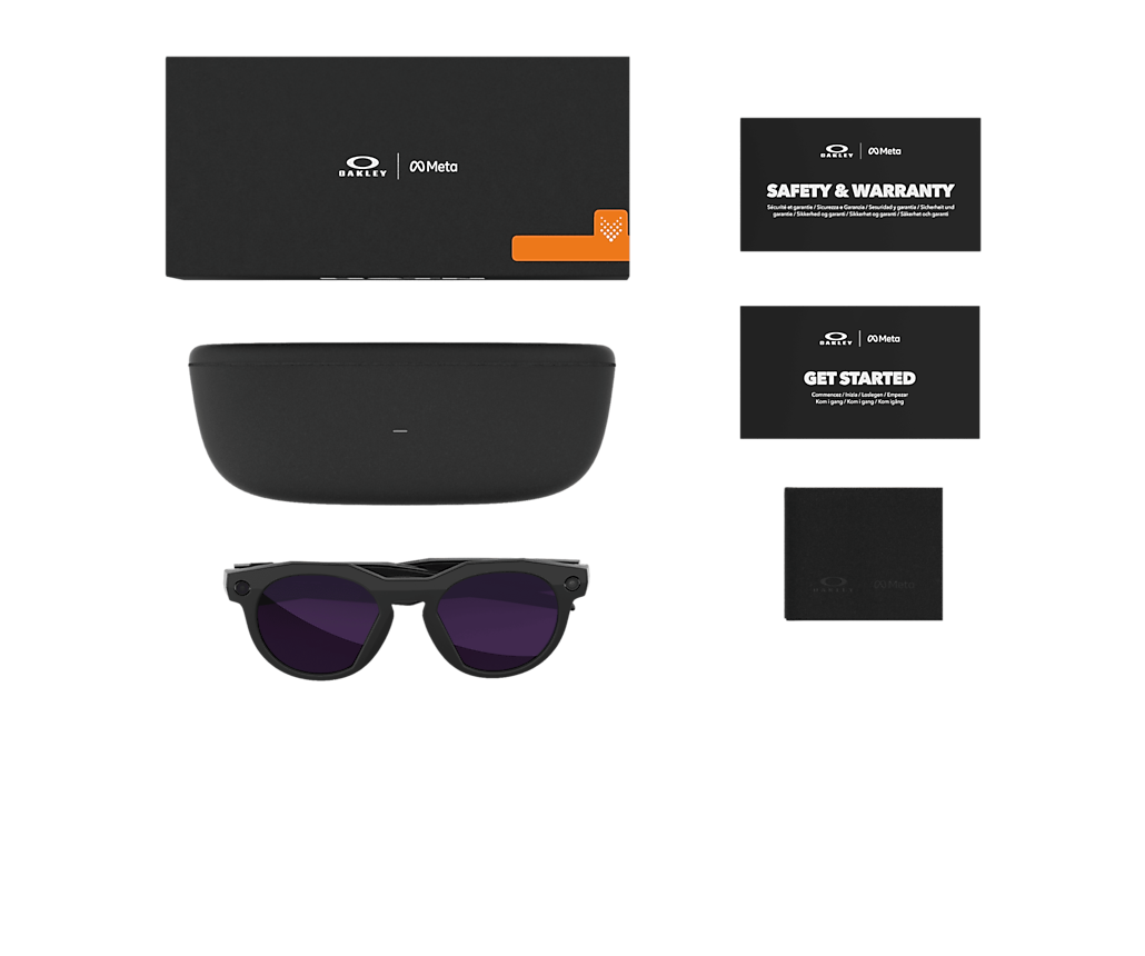 Oakley Oakley Meta HSTN Black Ray-Ban Meta Smart Glasses