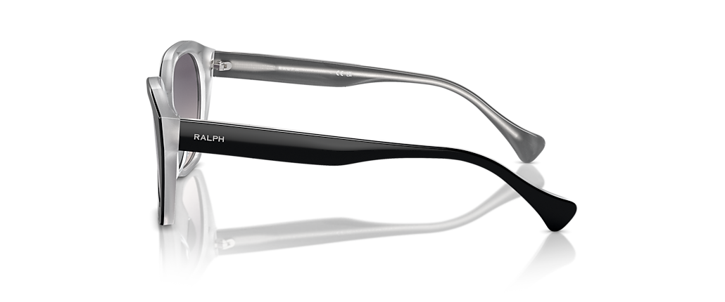 Ralph RA5315U Shiny Black On Opal Grey Sunglasses Ralph RA5315U Shiny Black On Opal Grey Sunglasses