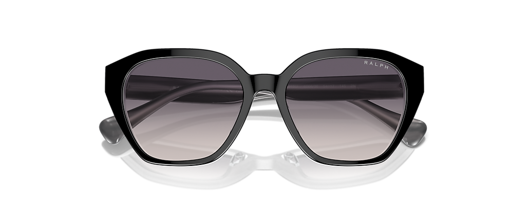 Ralph RA5315U Shiny Black On Opal Grey Sunglasses Ralph RA5315U Shiny Black On Opal Grey Sunglasses