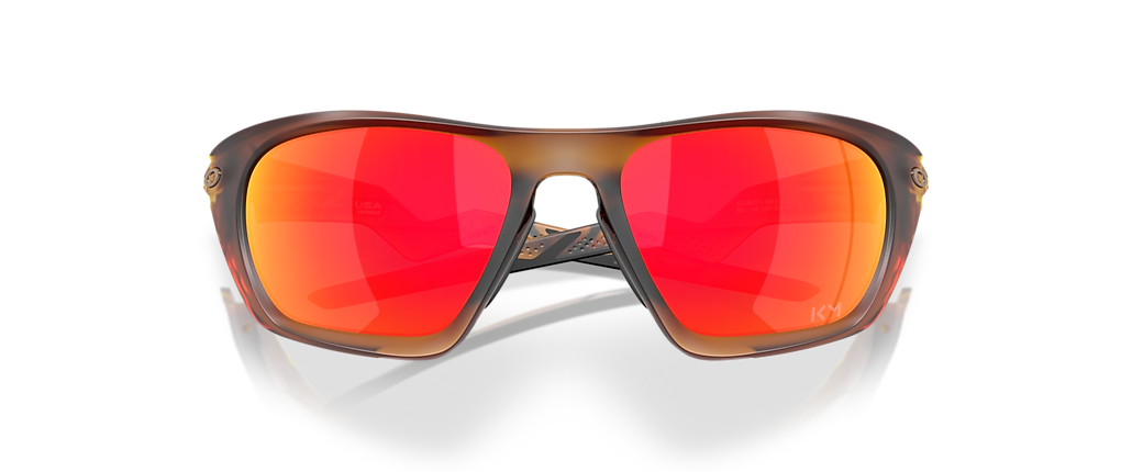 Oakley OO9431 Kylian Mbappé Signature Series Lateralis Matte Dark Amber Sunglasses
