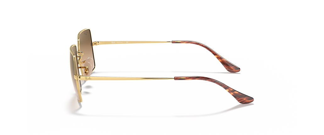 Ray-Ban RB1969 Rectangle 1969 Arista Gold Sunglasses Ray-Ban RB1969 Rectangle 1969 Arista Gold Sunglasses