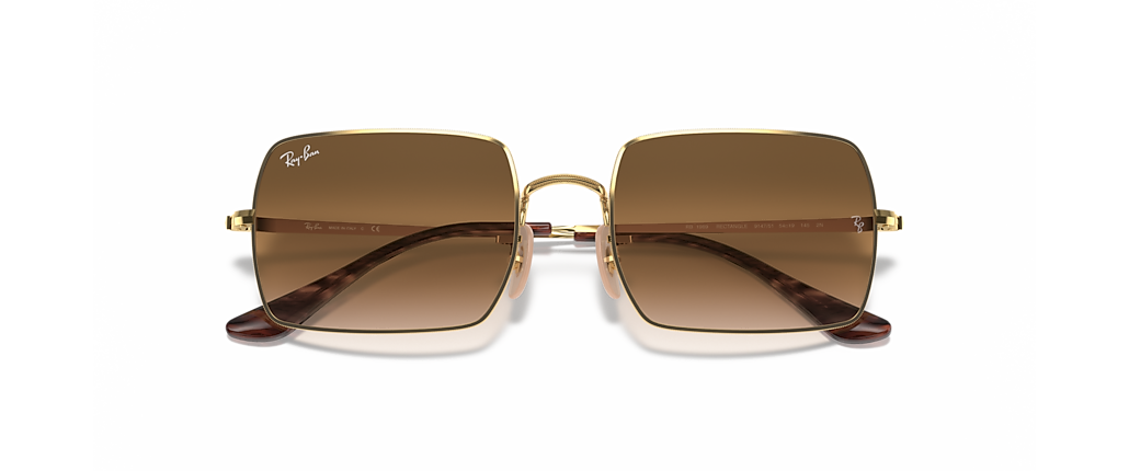 Ray-Ban RB1969 Rectangle 1969 Arista Gold Sunglasses Ray-Ban RB1969 Rectangle 1969 Arista Gold Sunglasses