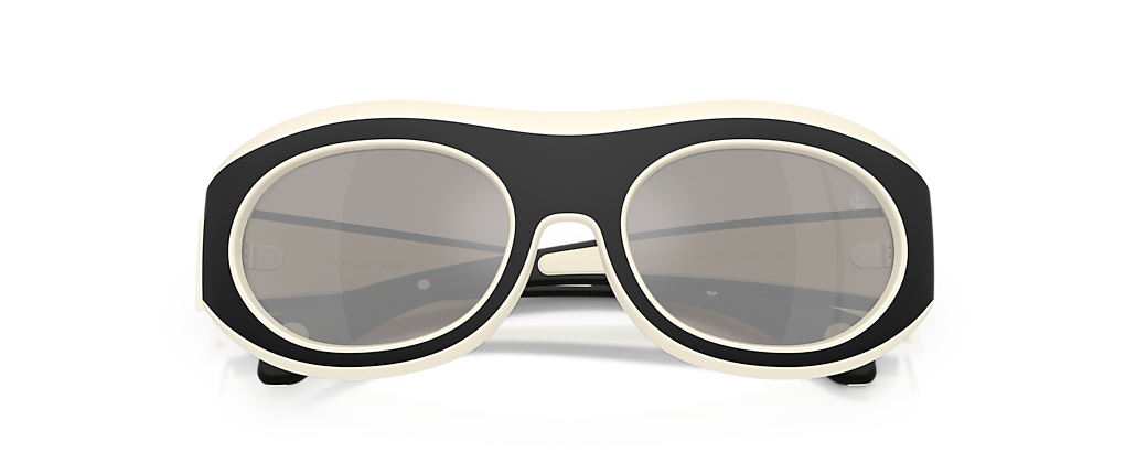 Moncler ME8015U Ramillon Matte Butter/Matte Black Sunglasses