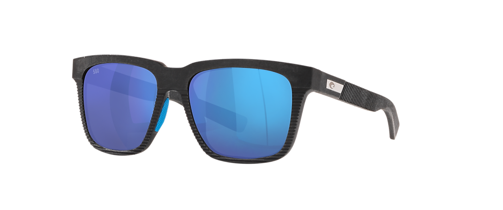 Costa 6S9029 Pescador Net Gray With Blue Rubber Sunglasses