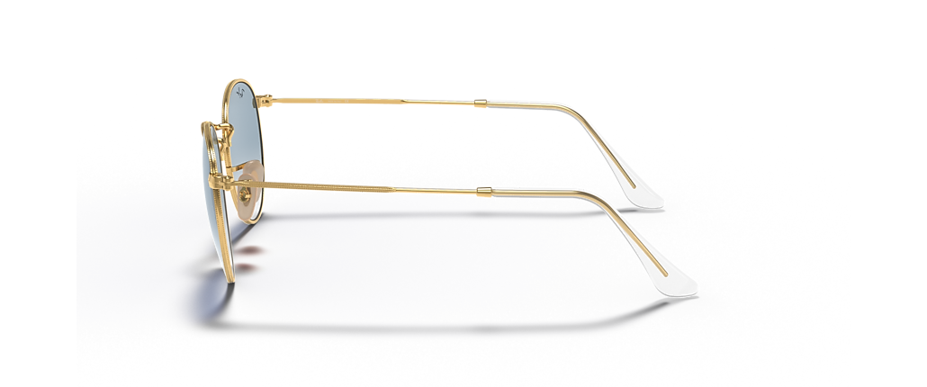 Ray-Ban RB3447N Round Flat Lenses Arista Gold Sunglasses
