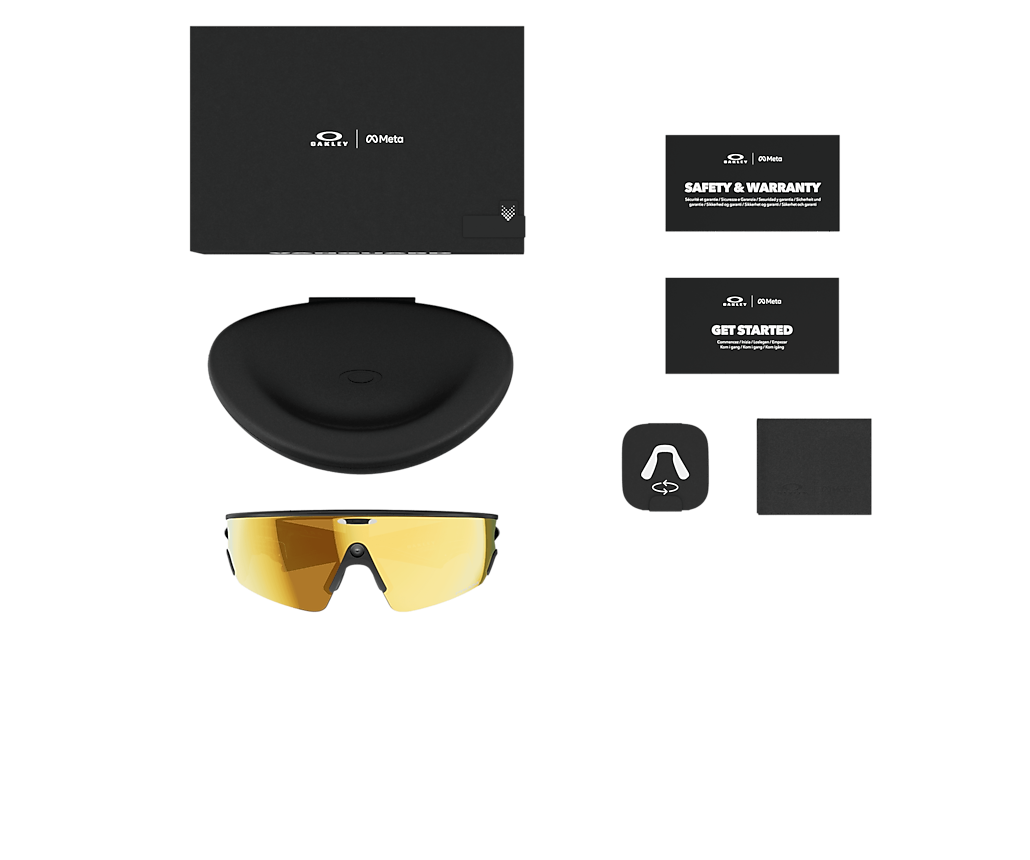 Oakley Oakley Meta Vanguard Black Ray-Ban Meta Smart Glasses