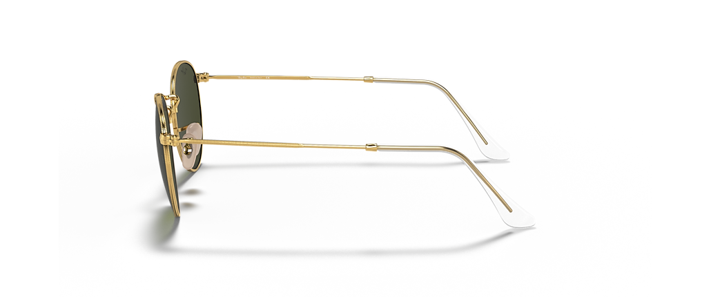 Ray-Ban RB3447 Round Metal Arista Gold Sunglasses