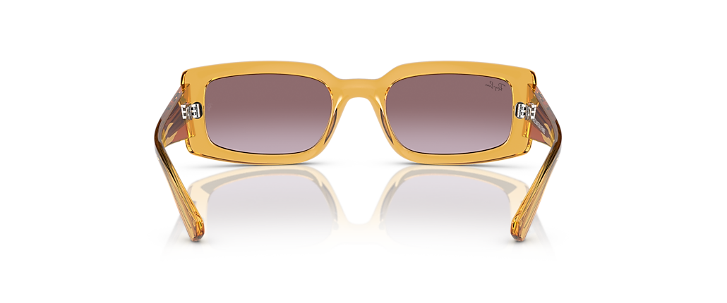Ray-Ban RB4395 Kiliane Bio-Based Transparent Yellow Sunglasses