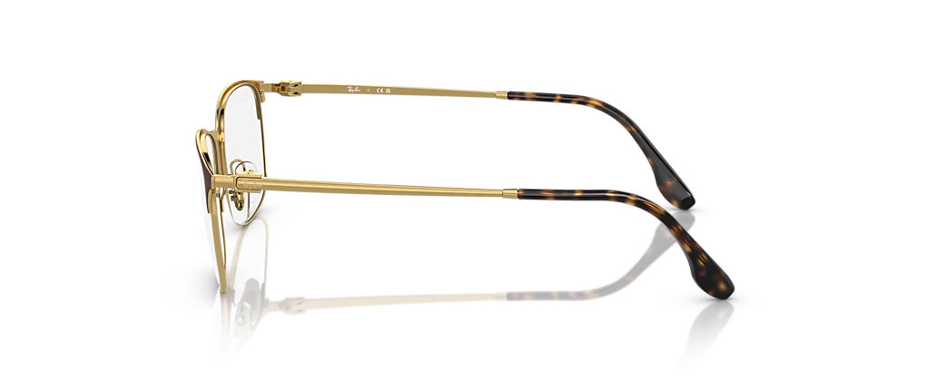 Ray-Ban RB6494 Optics Havana On Gold Frames