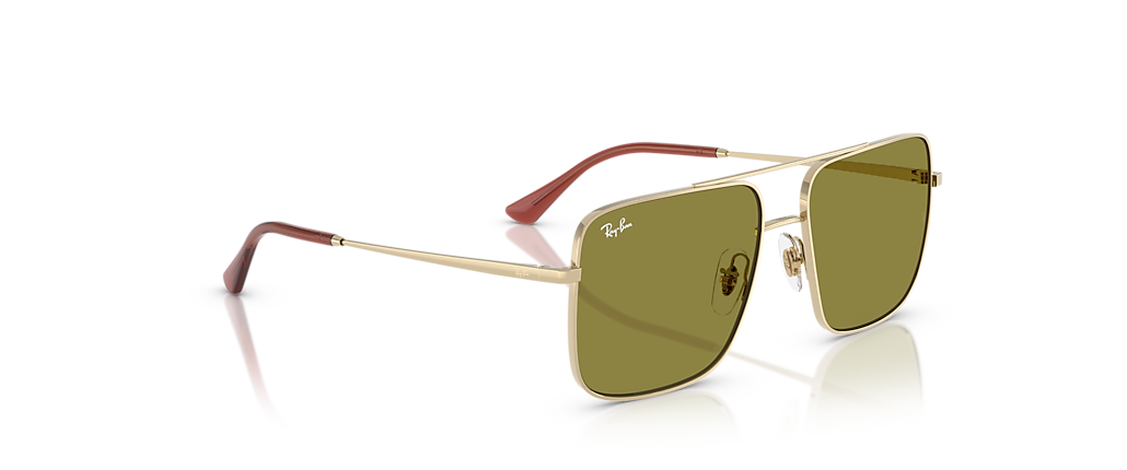 Ray-Ban RB3758 Ari Bio-Based Pale Gold Sunglasses