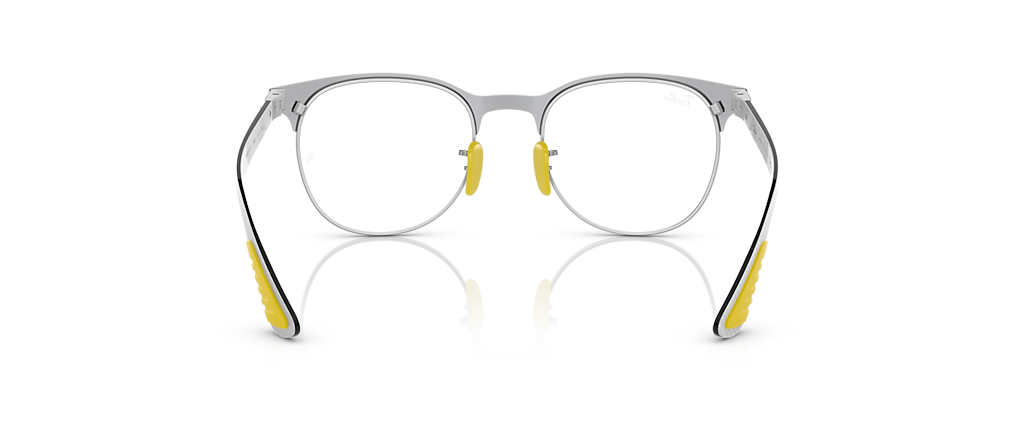 Ray-Ban RB8327VM RB8327M Optics Scuderia Ferrari Collection Grey On Silver Frames Ray-Ban RB8327VM RB8327M Optics Scuderia Ferrari Collection Grey On Silver Frames