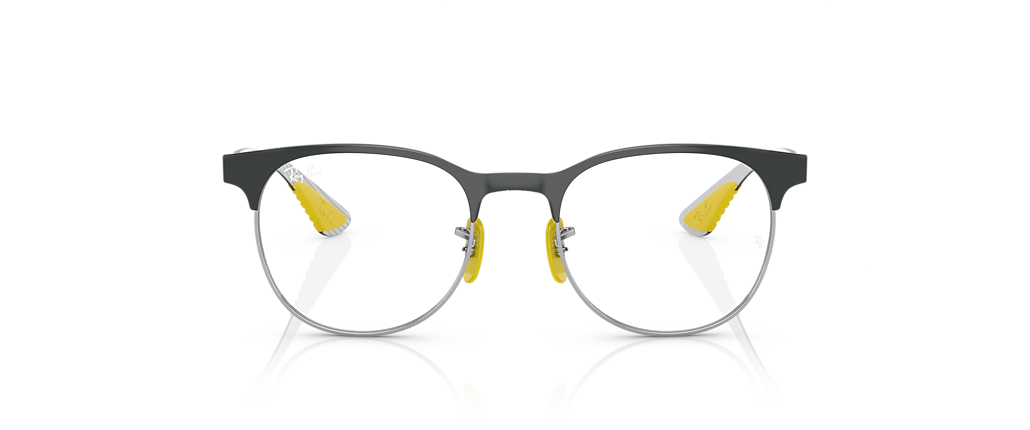 Ray-Ban RB8327VM RB8327M Optics Scuderia Ferrari Collection Grey On Silver Frames Ray-Ban RB8327VM RB8327M Optics Scuderia Ferrari Collection Grey On Silver Frames