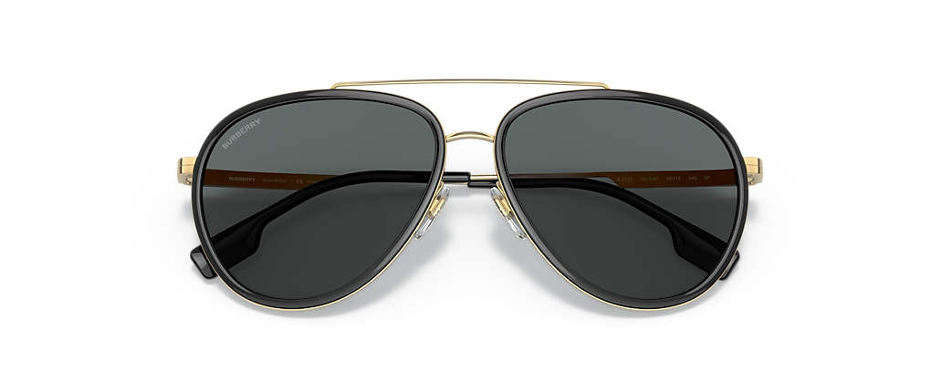 Burberry BE3125 Oliver Gold Sunglasses