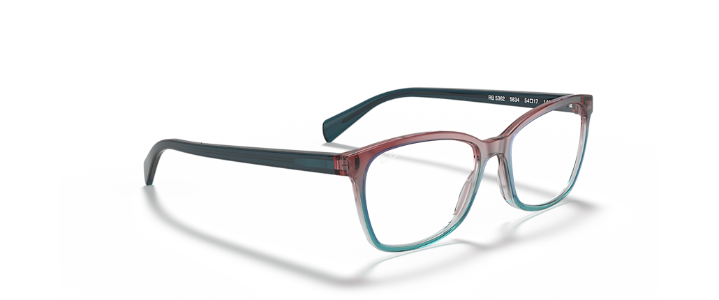 Ray-Ban RB5362 Optics Burgundy White & Blue Frames